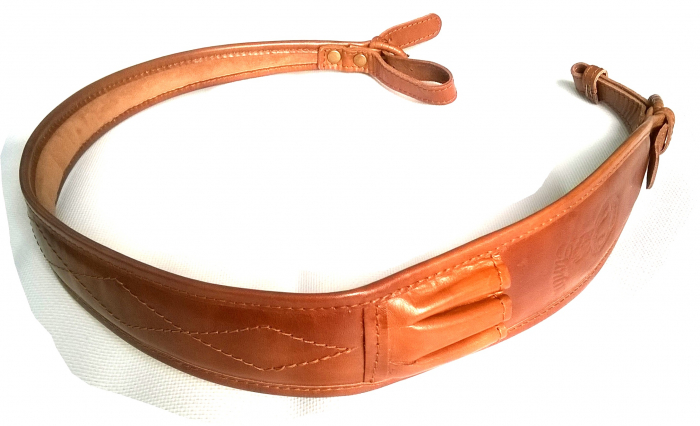 CUREA PIELE CARABINA LATA 3 POSTURI MARO [2]