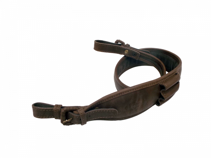 CUREA PIELE CARABINA LATA 3 POSTURI MARO [1]