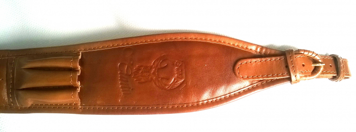 CUREA PIELE CARABINA LATA 3 POSTURI MARO [3]