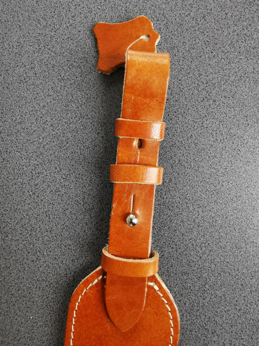 Curea piele maro pentru carabina, cu 3 posturi [3]