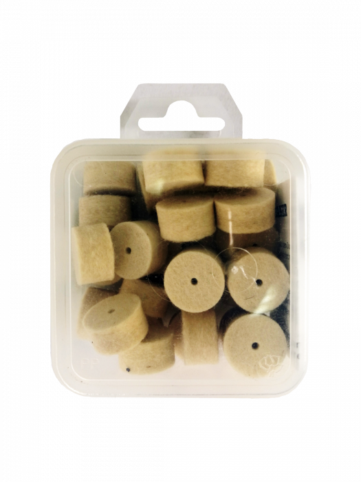 Cutie pelete lana pentru curatat teava calibru 16, 30 buc [2]