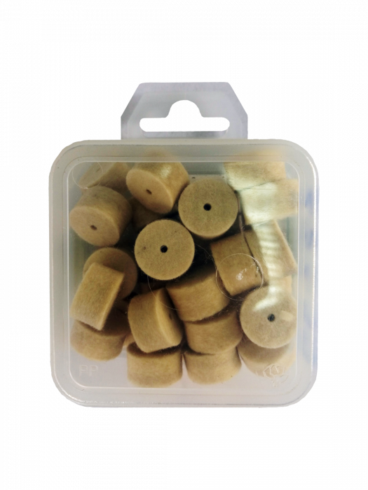 PELETE DIN LANA PENTRU CURATAT TEAVA, BALLISTOL, CAL. 20, 30 BUC [2]