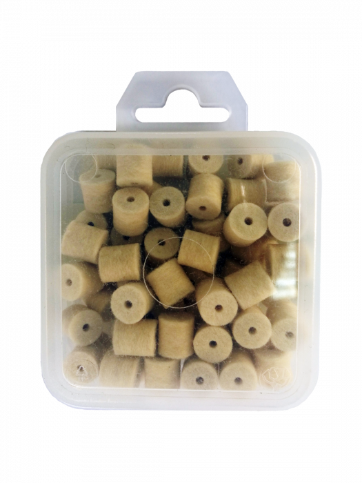 PELETE DIN LANA PENTRU CURATAT TEAVA, BALLISTOL, CAL. 338/9,3X62/375 60 BUC [2]