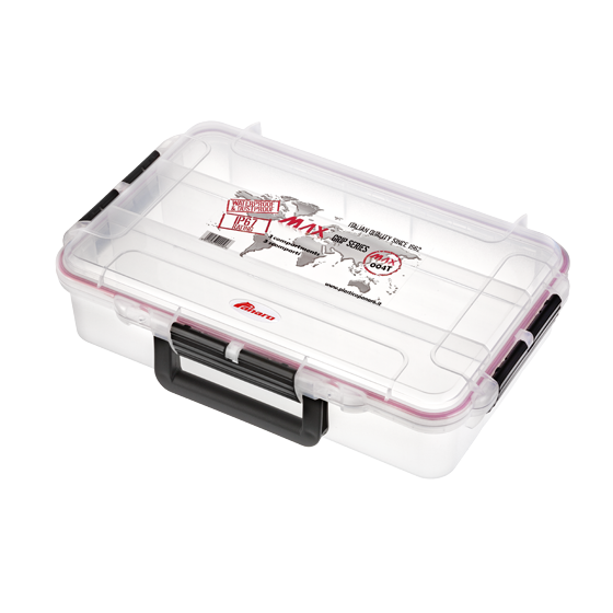 CUTIE REZISTENTA LA APA PLASTICA PANARO MAX004T, 3 COMPARTIMENTE, 350x230x86 MM [3]