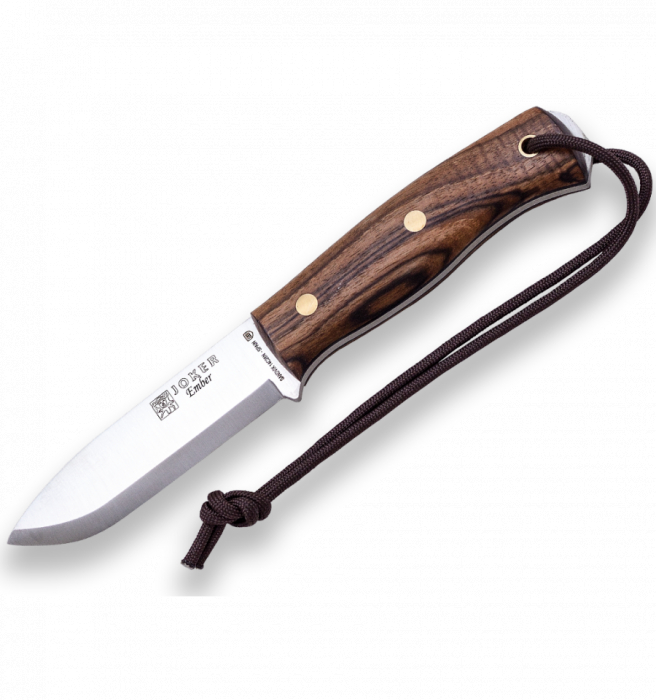 Cutit Joker Ember Scandi Bushcraft, lama otel inox 10.5 cm, maner lemn nuc [2]