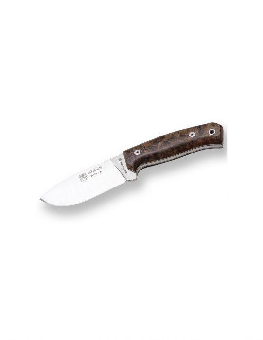 Cutit Joker Montes Outdoor, maner lemn de nuc, cu teaca piele [2]