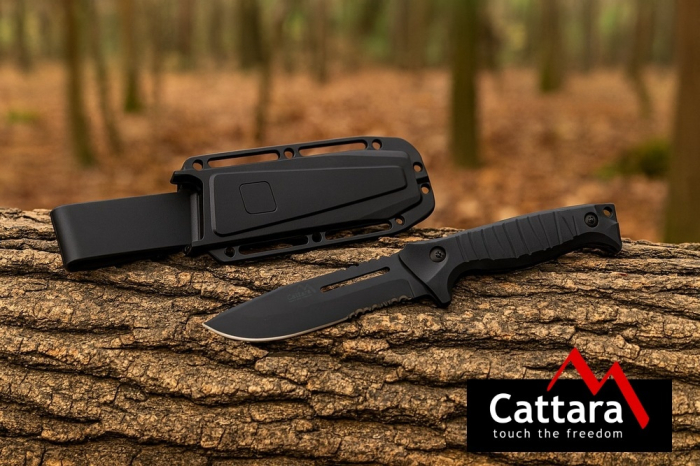 Cutit Cattara Warrior teaca tactica inclusa [7]