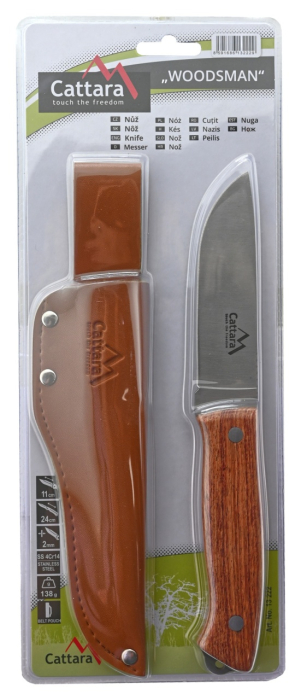 Cutit Cattara Woodsman cu teaca inclusa [7]