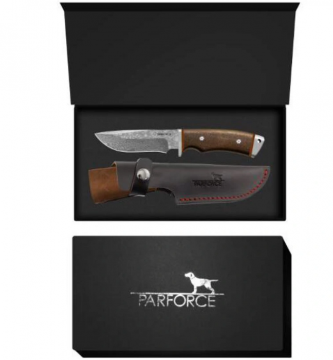 Cutit Parforce Pecora damasc, lama 112 mm, teaca piele inclusa [3]