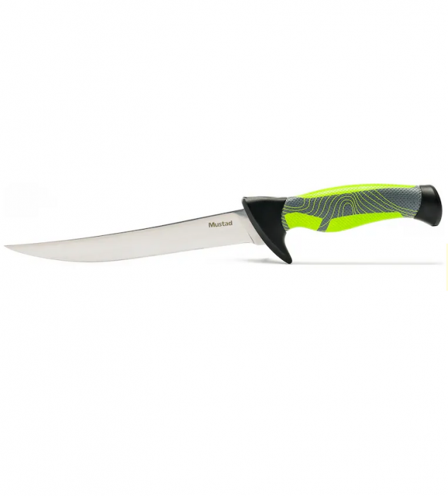 CUTIT DE FILETAT MUSTAD, LAMA TEFLONATA 20.3 CM, VERDE, CU TEACA [1]