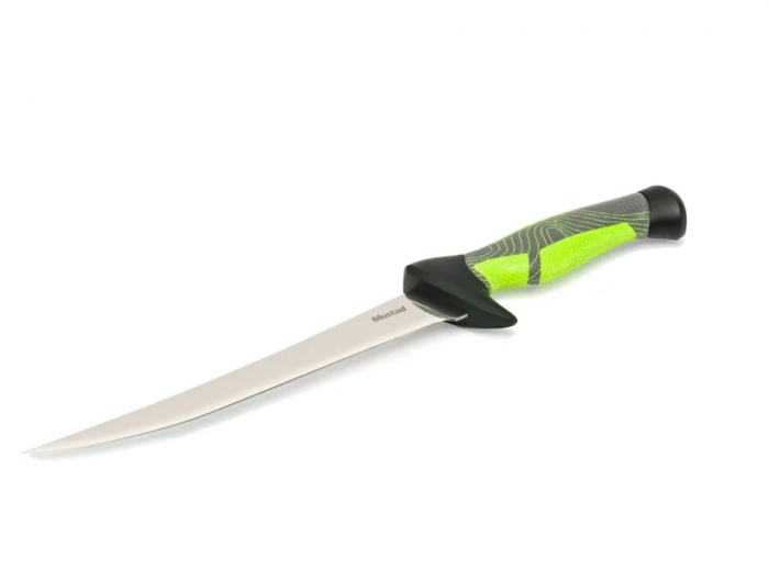 CUTIT DE FILETAT MUSTAD, LAMA 20.3 CM VERDE, CU TEACA [2]