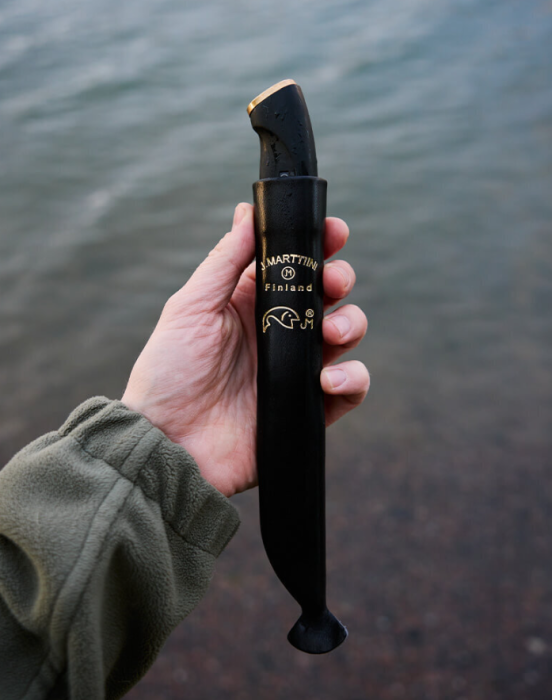Cutit Marttiini Soft Handle Hunting, lama 13 cm, teaca piele [3]