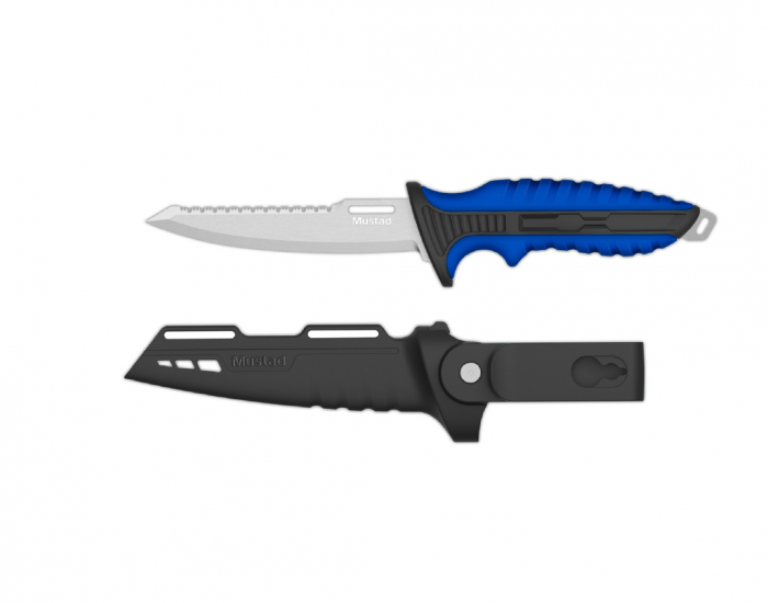 Cutit inoxidabil Mustad bait 12.7 cm cu teaca [1]