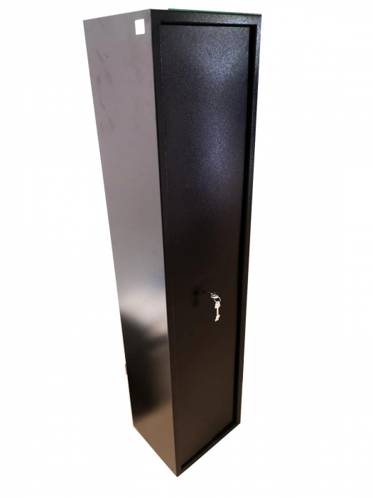 Dulap metalic 5 arme, cu compartiment munitie Alpha, 42KG/1MM 150X35X30CM [2]