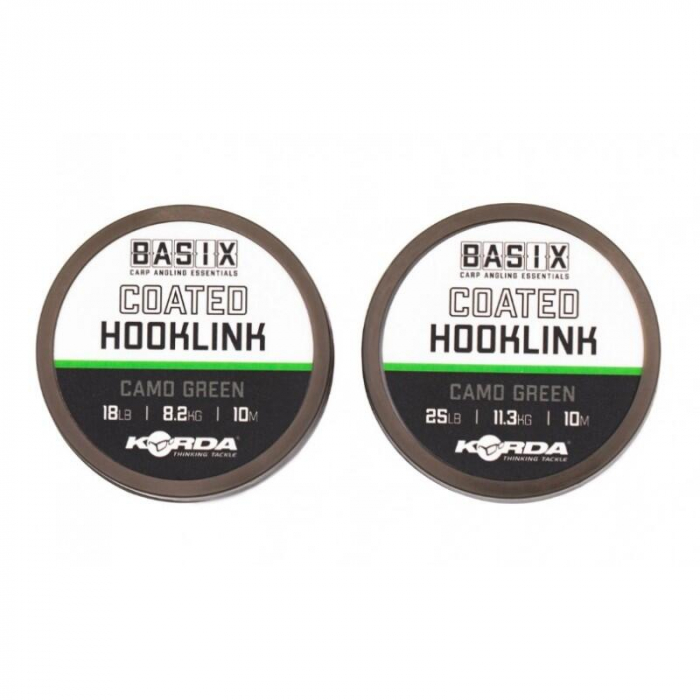 FIR TEXTIL CU CAMASA KORDA BASIX COATED HOOKLINK, 18LB/10M [2]