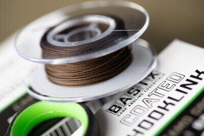 FIR TEXTIL CU CAMASA KORDA BASIX COATED HOOKLINK, 18LB/10M [3]