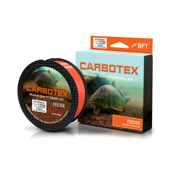 FIR MONOFILAMENT CARBOTEX FEEDER ORANGE 018MM/4,55KG/250M [1]