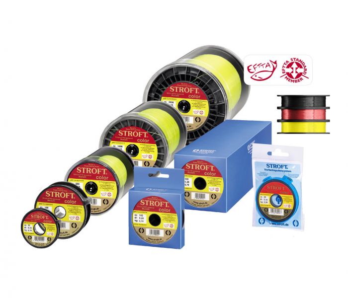 FIR MONOFILAMENT STROFT COLOR GALBEN FLUO 0.40MM/10,3KG/1000M [1]