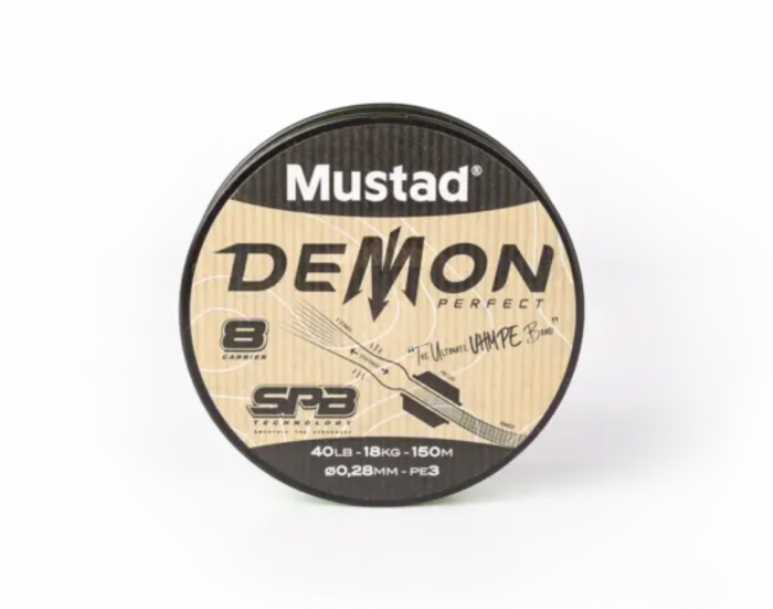 FIR TEXTIL MUSTAD DEMON PERFECT BRAID 8 CHARTREUSE 010MM/4,5KG/150M [2]