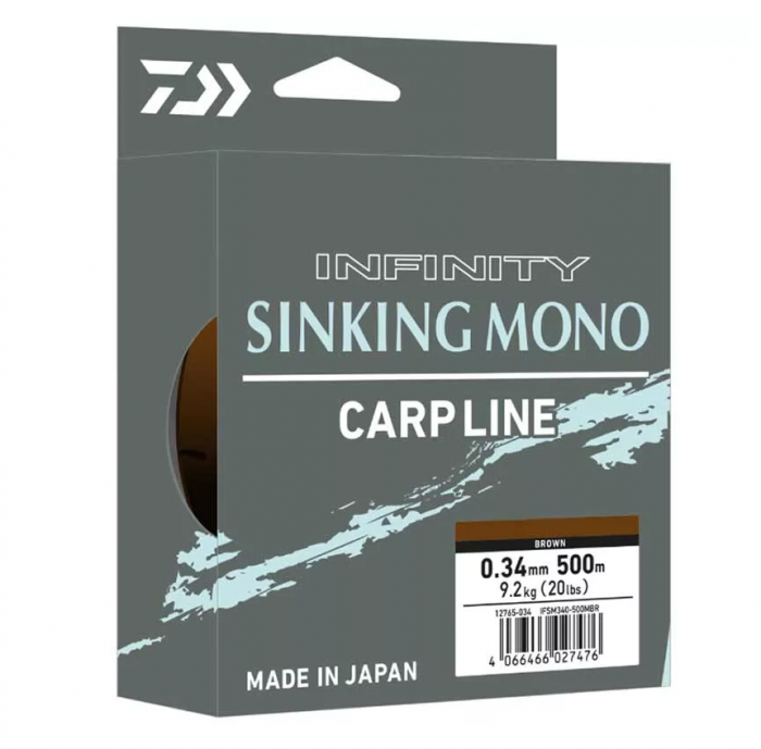Fir monofilament Daiwa Infinity camo brown 0.34 mm, 6.9 kg, 500 m [1]