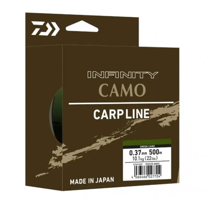 Fir monofilament Daiwa Infinity green camo 0.30 mm, 6.9 kg, 500 m [1]