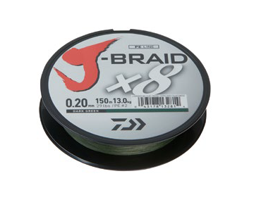 FIR TEXTIL DAIWA J-BRAID X8 VERDE 022MM/17KG/300M [1]