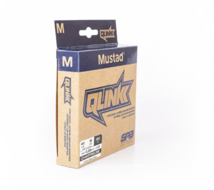 FIR TEXTIL MUSTAD QLINK BRAID CHARTREUSE 008MM/2,7KG/150M [2]