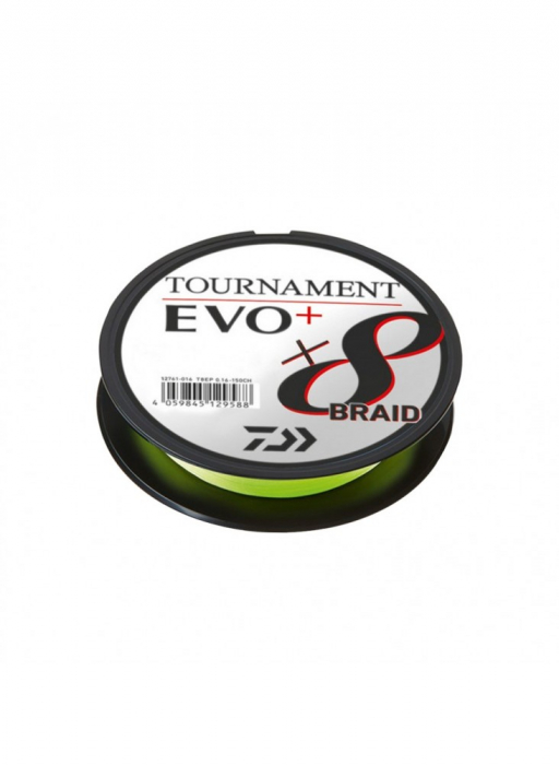 Fir textil Daiwa Tournament EVO+ X8 chartreuse 0.18 mm / 15.8 kg / 270 m [1]