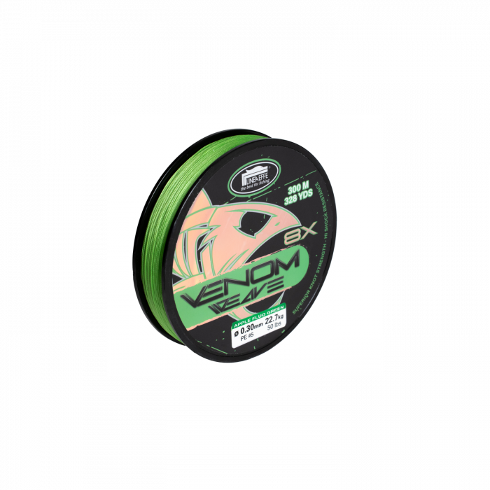 FIR TEXTIL LINEAEFFE VENOM WEAVE BRAID 8X VERDE 0,18MM/11,3KG 150M [1]