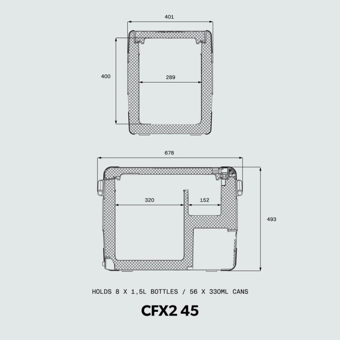 Frigider auto cu compresor Dometic CFX2 45, 12/24/220V, 45 litri [5]