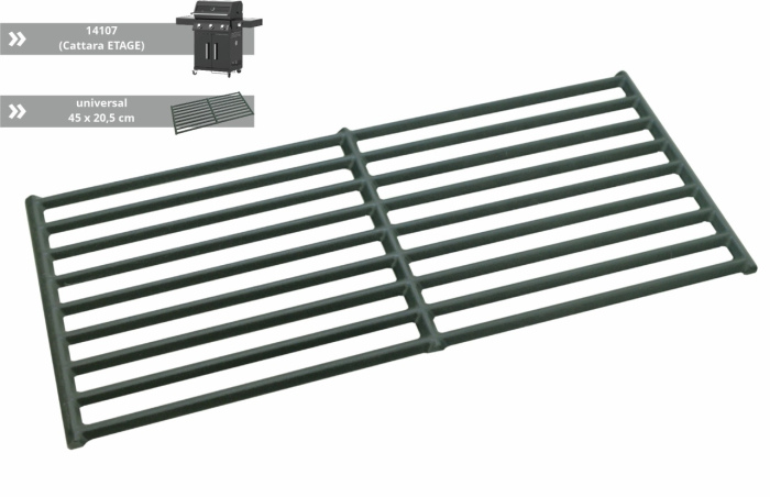 Gratar din fonta Cattara ETAGE 450x205 mm [4]