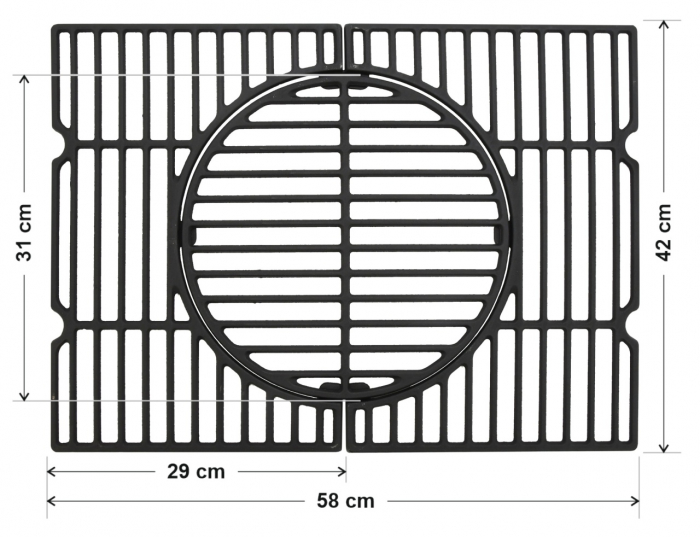 Gratar din fonta pentru gratar Cattara Royal Classic [3]