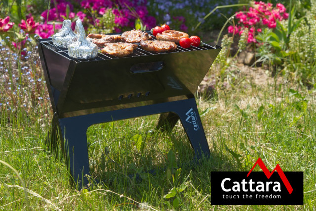 Gratar pe carbuni PIRAN Cattara 28 x 43 cm pliabil [8]