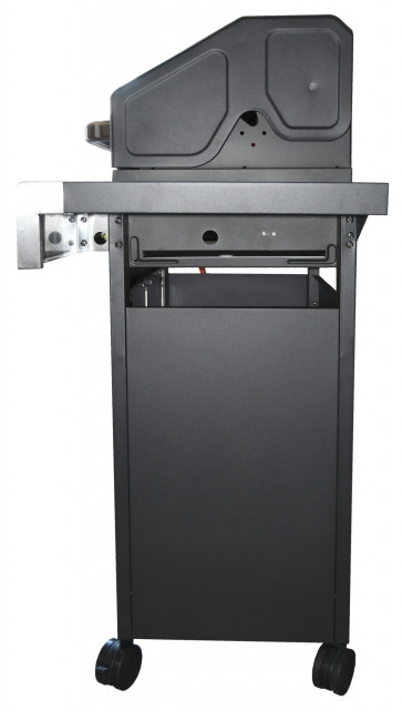 Gratar pe gaz 3+1 arzatoare capac cu fereastra Cattara [4]