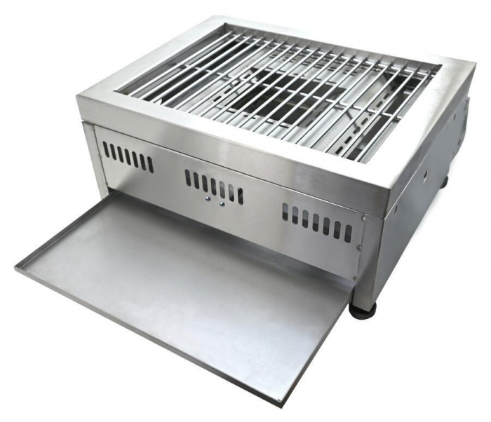 Gratar pe gaz Cattara Napoli cu plancha si cuptor de pizza [7]