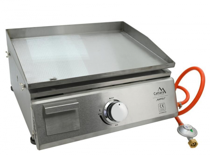 Gratar pe gaz Cattara Napoli cu plancha si cuptor de pizza [2]