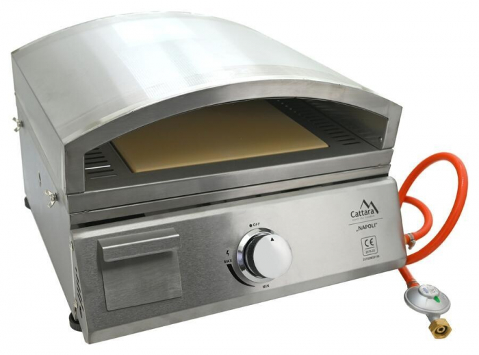 Gratar pe gaz Cattara Napoli cu plancha si cuptor de pizza [4]