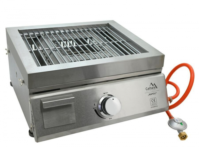 Gratar pe gaz Cattara Napoli cu plancha si cuptor de pizza [3]