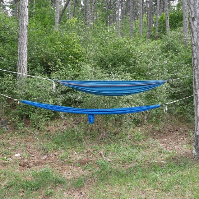 Hamac albastru Coghlans 1.5m x 3.2m [5]