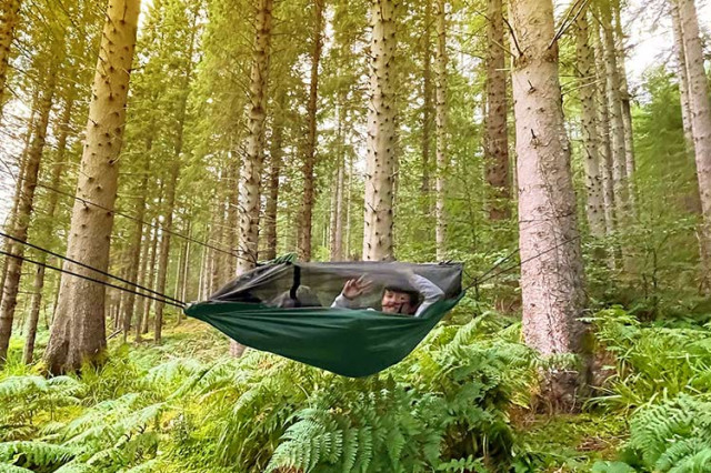 Hamac DD Junior Frontline DD Hammock olive green 1.9 x 1.1 m [2]