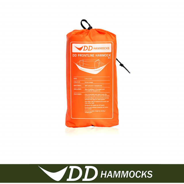Hamac DD Hammocks Frontline sunset orange 2.7m x 1.4m [2]