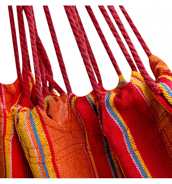 Hamac Spokey Ipanema bumbac, 200 x 100 cm, multicolor, max 120 kg [2]