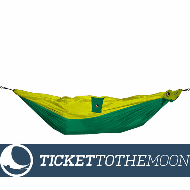 Hamac Ticket to the Moon Mini Green-Yellow, 150 x 100 cm [1]