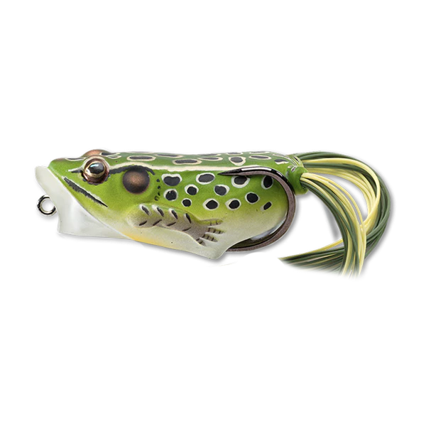 BROASCA LIVE TARGET HOLLOW BODY FROG POPPER 6,5CM/14G GREEN/YELLOW [1]