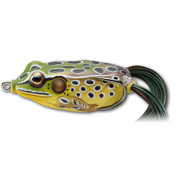 BROASCA LIVE TARGET HOLLOW BODY FROG WALKING BAIT 4,5CM/7G 514 EMERALD/BROWN [1]