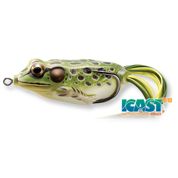 BROASCA LIVE TARGET HOLLOW BODY FROG WALKING BAIT 6,5CM/21G 500 GREEN/YELLOW [1]
