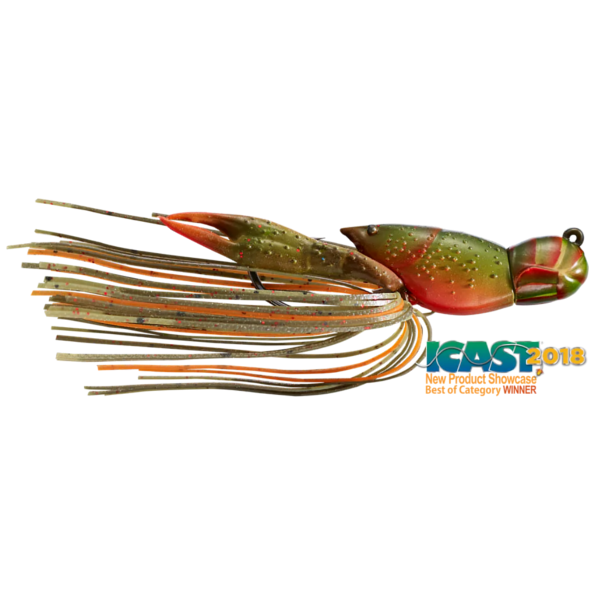 NALUCA LIVE TARGET HOLLOW CRAWFISH JIG 4,5CM/14G 145 OLIVE/ORANGE [1]