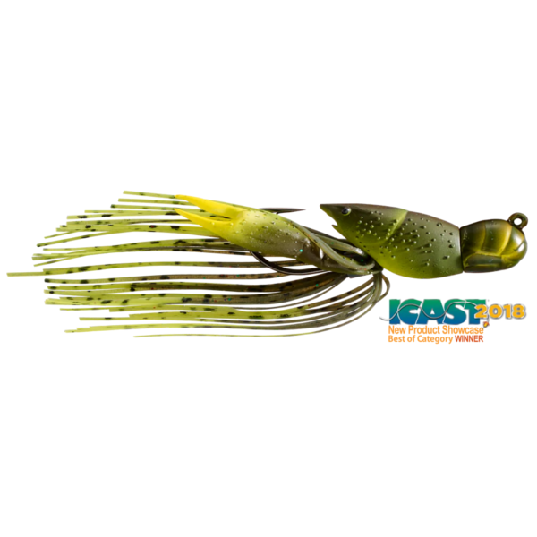 NALUCA LIVE TARGET HOLLOW CRAWFISH JIG 4,5CM/14G 146 GREEN/CHART [1]