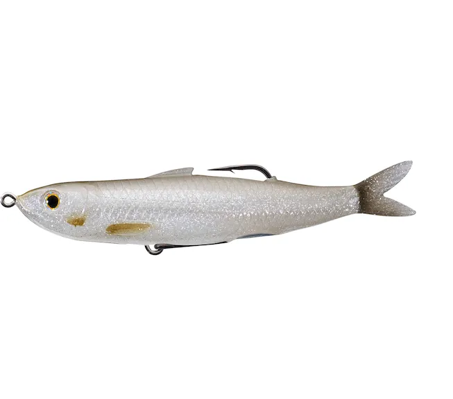 SWIMBAIT LIVE TARGET HOLLOW SHINER WALKING BAIT 11,5CM/14G PEARL GHOST [1]