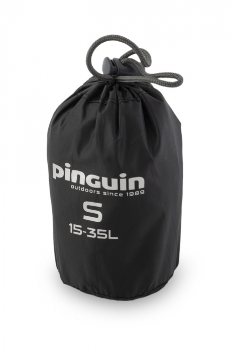Husa ploaie rucsac Pinguin S 15-35 litri, negru [1]